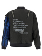 Yohji Yamamoto Black Cotton Bomber