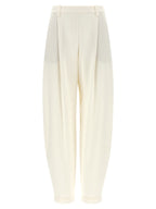 Brunello Cucinelli Beige Viscose Casual Pants