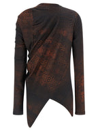 Kiko Kostadinov Brown Cotton Shirt