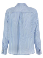 Max Mara Blue Silk Blouse