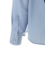 Max Mara Blue Silk Blouse