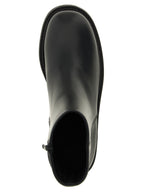 SÉFR Black Calfskin Ankle Boots