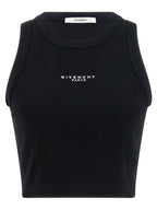 Givenchy Black Cotton Sleeveles T-Shirt