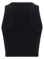 Givenchy Black Cotton Sleeveles T-Shirt