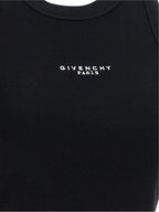 Givenchy Black Cotton Sleeveles T-Shirt