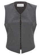 Armarium Gray Virgin Wool Sleeveless Jacket