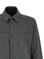 Herno Gray Polyester Full-Length Jacket
