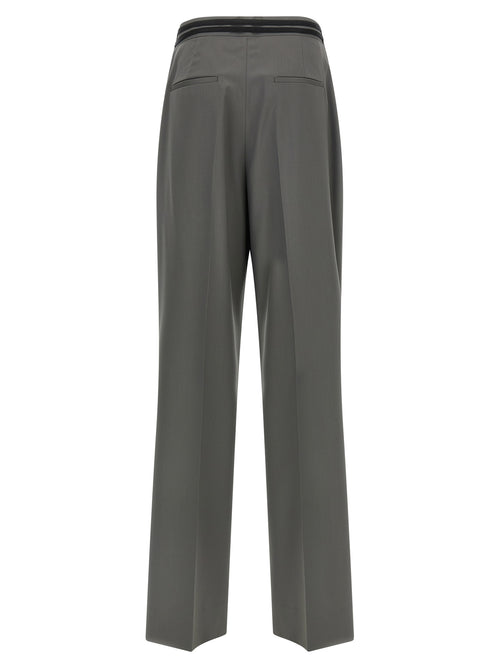 Armarium Gray Virgin Wool Dress Pants