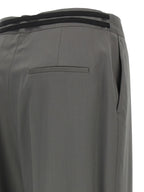 Armarium Gray Virgin Wool Dress Pants