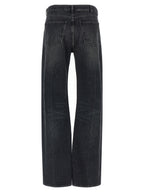 Armarium Black Cotton Straight-Leg Jeans