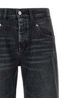 Armarium Black Cotton Straight-Leg Jeans