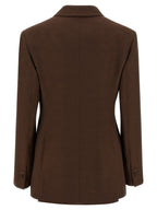 Brown Viscose Blazer