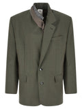 Magliano Bicolor Virgin Wool Blazer