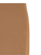 Armarium Beige Polyamide Midi Skirt
