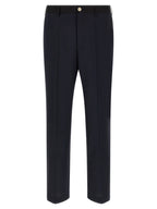 Marni Blue Virgin Wool Casual Pants