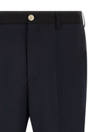 Marni Blue Virgin Wool Casual Pants