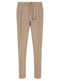 Incotex Beige Virgin Wool Casual Pants