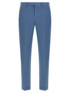 PT Torino Blue Cotton Casual Pants