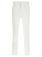 PT Torino White Cotton Dress Pants