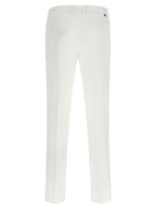 PT Torino White Cotton Dress Pants