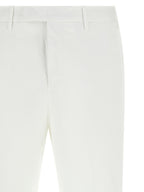 PT Torino White Cotton Dress Pants