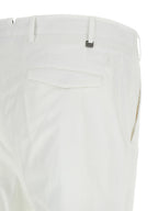 PT Torino White Cotton Dress Pants