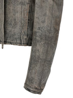 Diesel Gray Cotton Denim Jacket