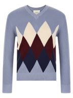 Ballantyne Blue Cotton Cardigan