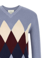 Ballantyne Blue Cotton Cardigan