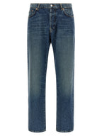 Department 5 Blue Cotton Straight-Leg Jeans