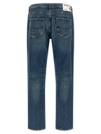 Department 5 Blue Cotton Straight-Leg Jeans
