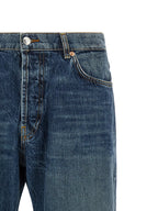 Department 5 Blue Cotton Straight-Leg Jeans