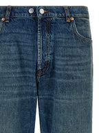 Department 5 Blue Cotton Straight-Leg Jeans