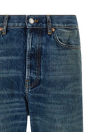 Department 5 Blue Cotton Straight-Leg Jeans