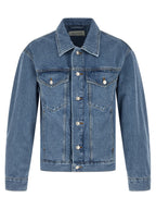 Dries Van Noten Blue Cotton Denim Jacket