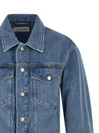 Dries Van Noten Blue Cotton Denim Jacket