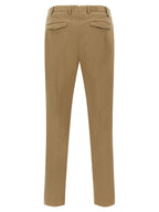 PT Torino Brown Cotton Dress Pants