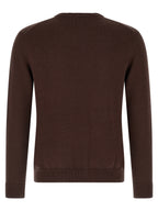 Ballantyne Brown Cotton Cardigan