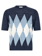 Ballantyne Blue Linen T-Shirt