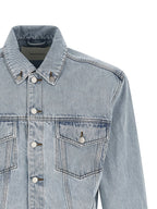 Entire Studios Blue Cotton Denim Jacket