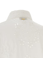Herno White Cotton Blouse