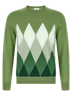 Ballantyne Bicolor Cotton Cardigan