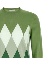 Ballantyne Bicolor Cotton Cardigan