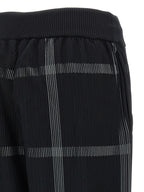 PLEATS PLEASE ISSEY MIYAKE Black Polyester Casual Pants