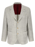 Brunello Cucinelli Beige Linen Blazer