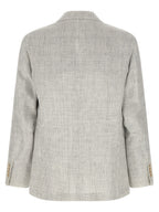 Brunello Cucinelli Beige Linen Blazer