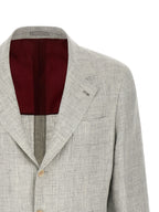 Brunello Cucinelli Beige Linen Blazer
