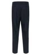 Brunello Cucinelli Blue Cotton Chino Pants