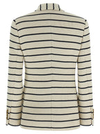Brunello Cucinelli Blue Cotton Blazer