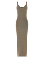 Entire Studios Beige Cotton Midi Dress